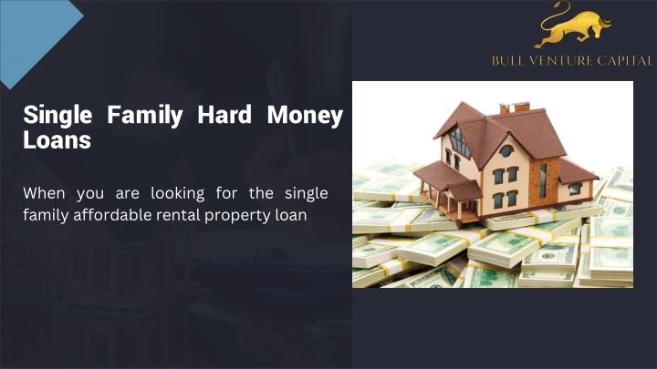 single family hard money loans
