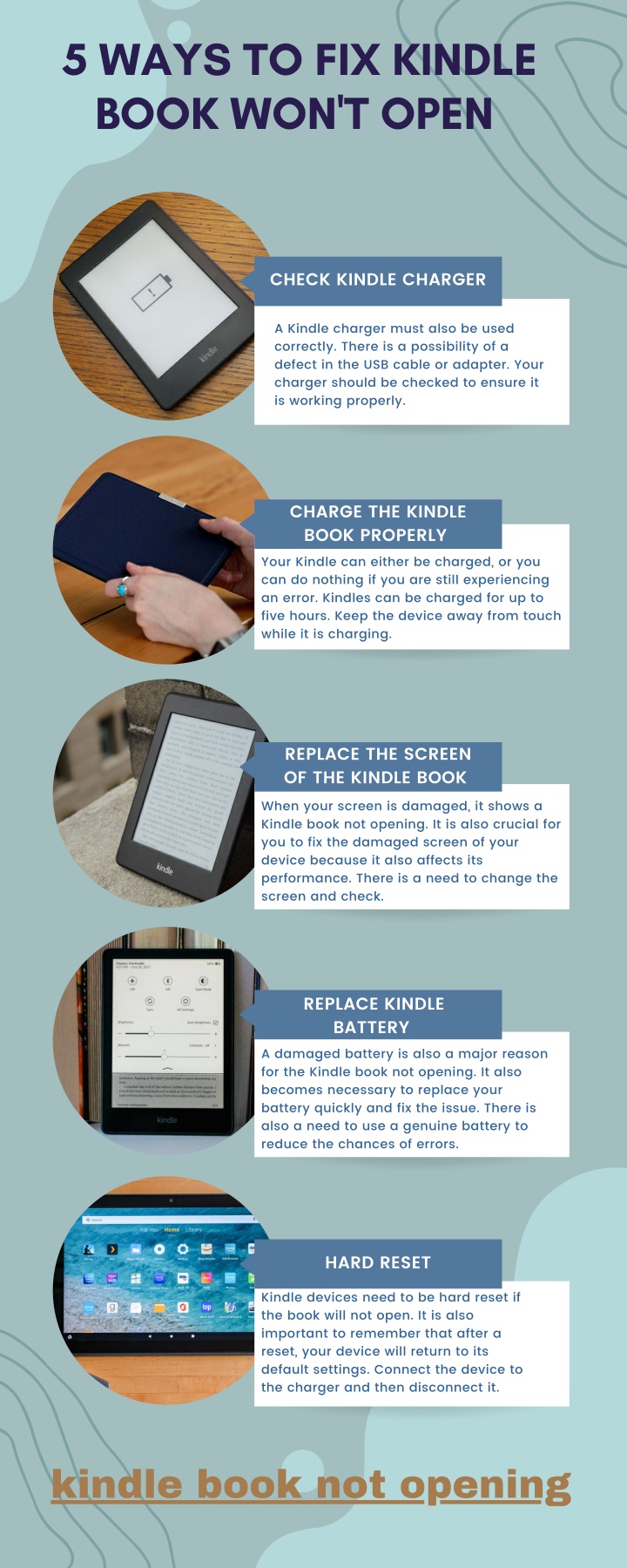 5 ways to fix kindle book won t open