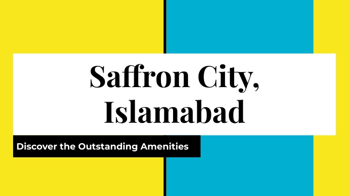 saffron city islamabad