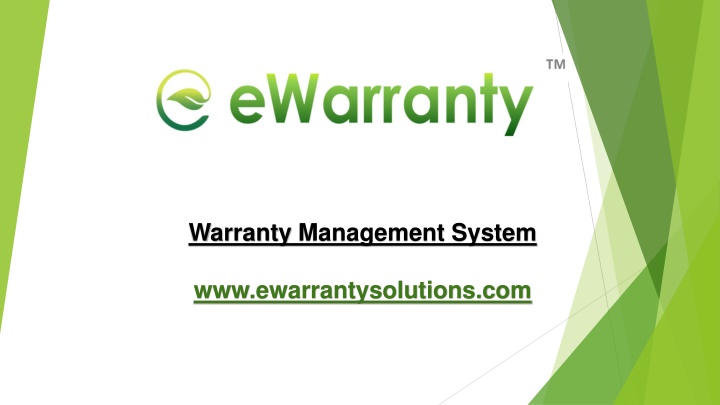e warranty solutions warranty management system