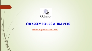 Discover the Best Hill Stations in India with Odyssey Travels