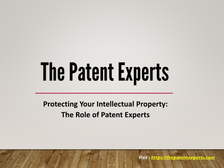 protecting your intellectual property the role