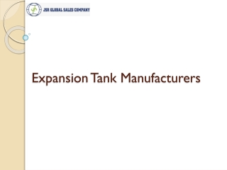Expansion Tank Manufacturers