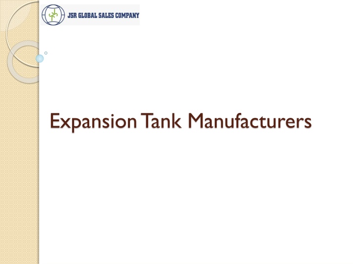 expansion tank manufacturers