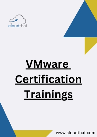 CloudThat | VMware cloud Training