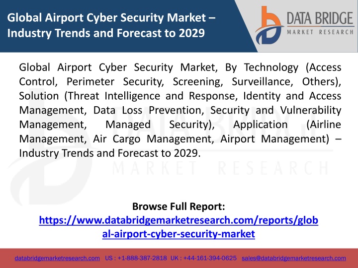 global airport cyber security market industry