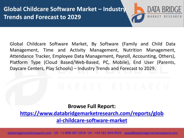 global childcare software market industry trends