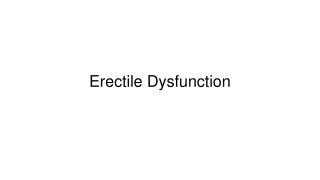 Erectile Dysfunction