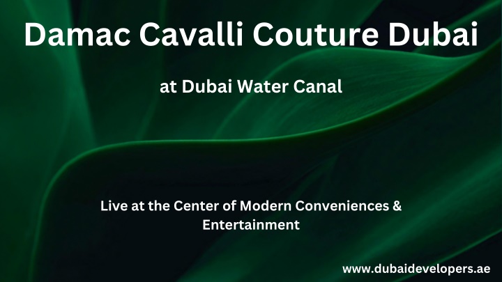 damac cavalli couture dubai