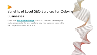 Benefits of Local SEO Services for Oakville Businesses