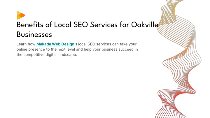 benefits of local seo services for oakville businesses