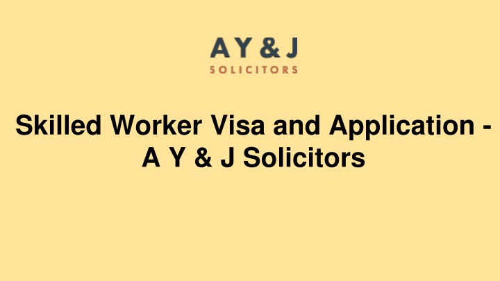 skilled worker visa and application a y j solicitors