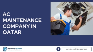 AC Maintenance Company in Qatar