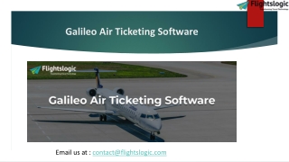Galileo Air Ticketing Software