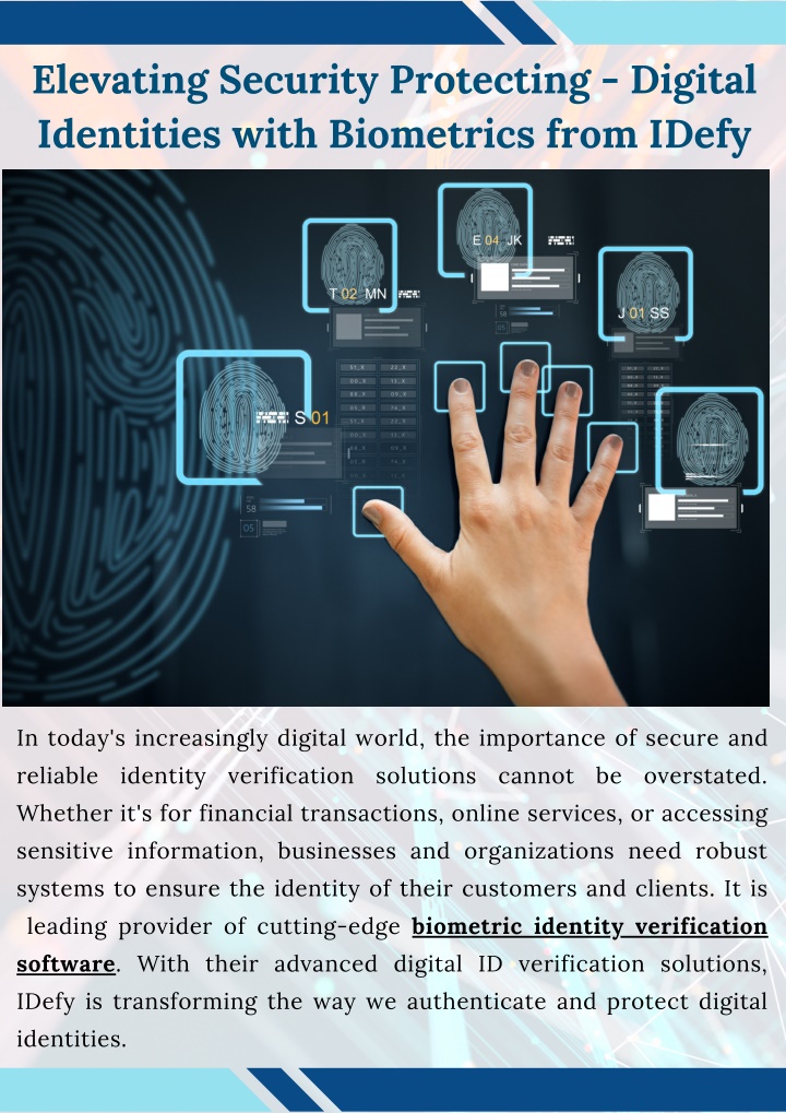 elevating security protecting digital identities