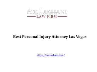 Best Personal Injury Attorney Las Vegas