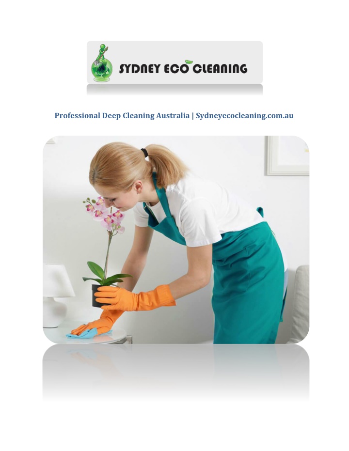 professional deep cleaning australia