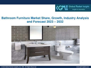 Bathroom Furniture Market Share, Growth, Industry Analysis and Forecast 2032