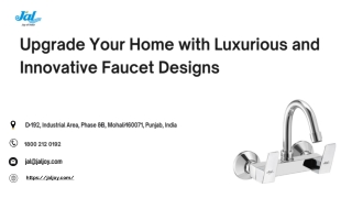 Upgrade Your Home with Luxurious and Innovative Faucet Designs