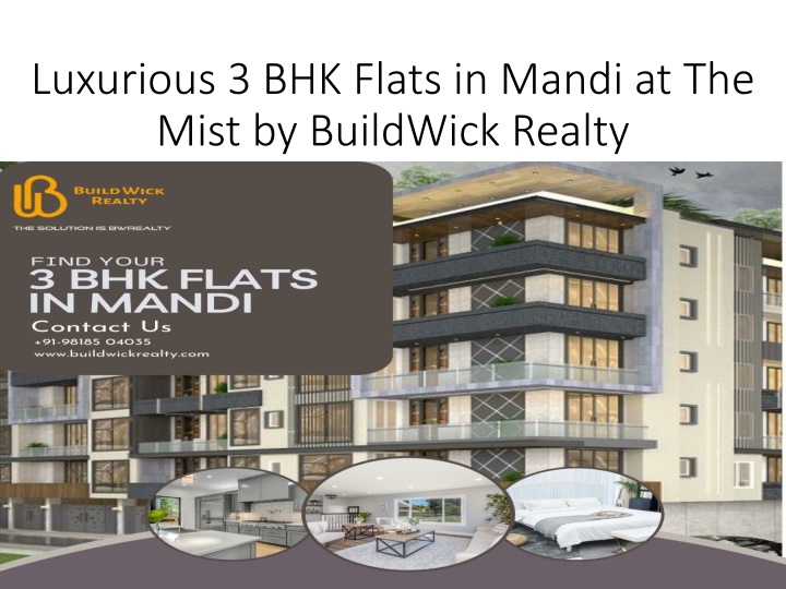 luxurious 3 bhk flats in mandi at the mist by buildwick realty