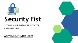 cyber security website - Security Fist