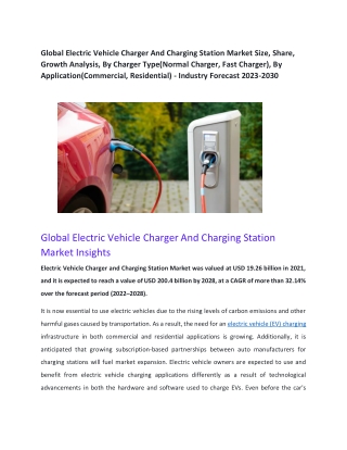elctric vehicle charger
