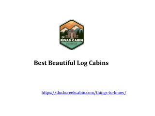 Best Beautiful Log Cabins