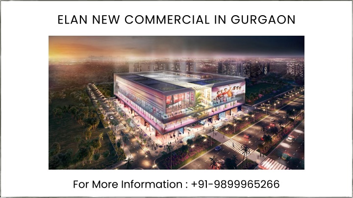 elan new commercial in gurgaon