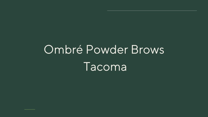 ombr powder brows tacoma