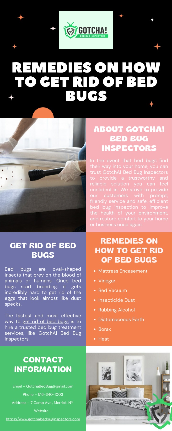 remedies on how to get rid of bed bugs