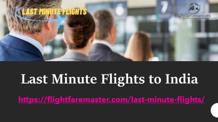 last minute flights to india