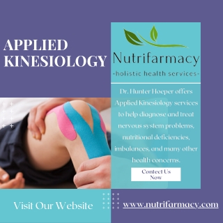 Applied Kinesiology and Muscle Testing in Pittsburgh - Nutrifarmacy