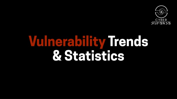 vulnerability trends statistics