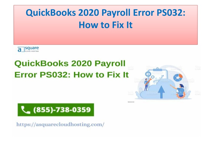 quickbooks 2020 payroll error ps032 how to fix it