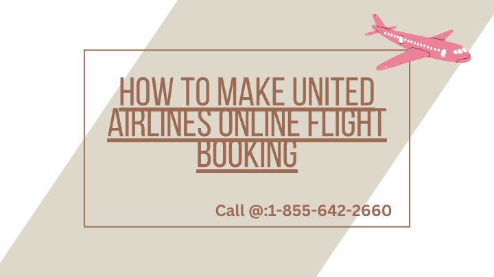 how to make united airlines online flight booking