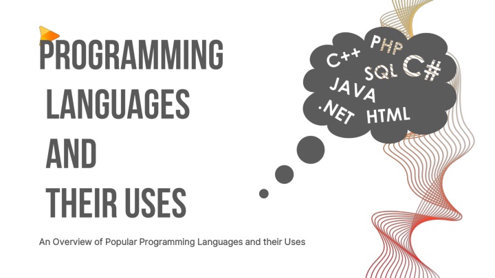 programming languages and their uses