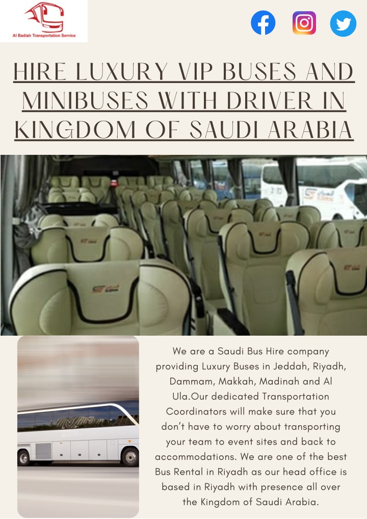 hire luxury vip buses and minibuses with driver