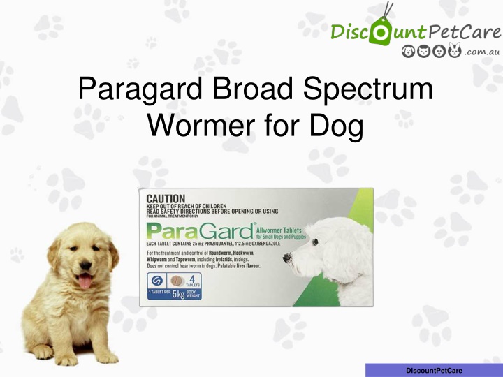 paragard broad spectrum wormer for dog