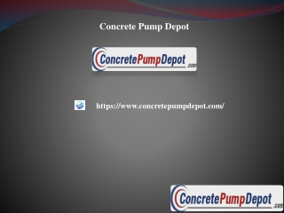 Used Alliance Concrete Pumps, concretepumpdepot