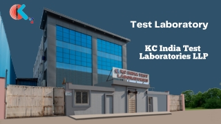 Electrical Testing Lab - KC India Test Laboratories LLP