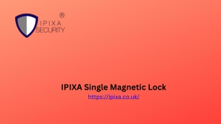 ipixa single magnetic lock https ipixa co uk