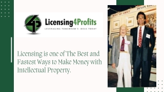 Intellectual Property Management and Licensing Company - Licensing4Profits