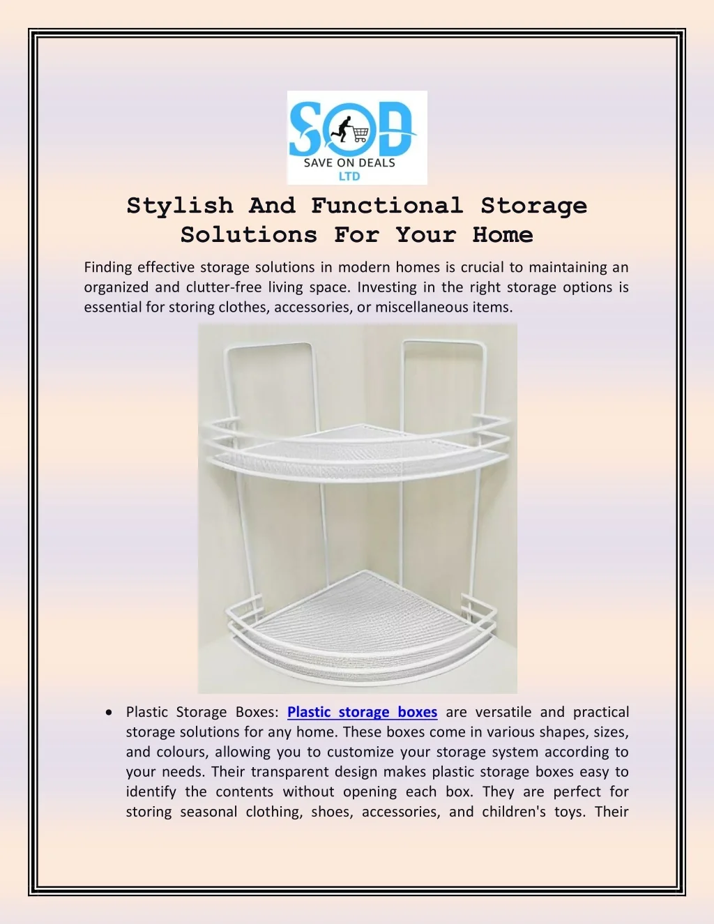 View of PPT - Stylish And Functional Storage Solutions For Your Home PowerPoint ...
