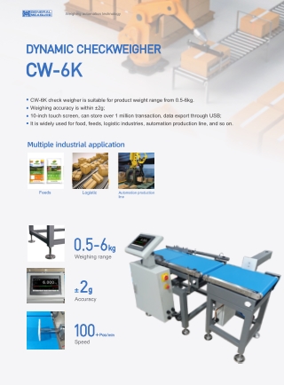 GM ChexGo CW-6K Checkweigher