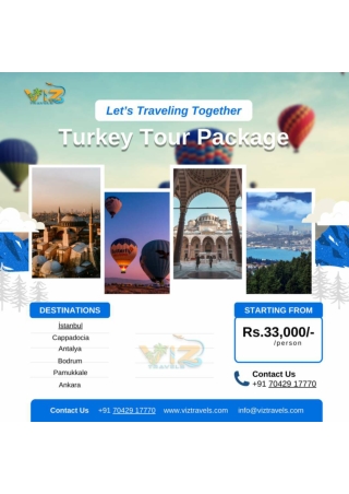 Book 40  Turkey Tour Packages From India | UPTO 40% OFF – Viz Travels