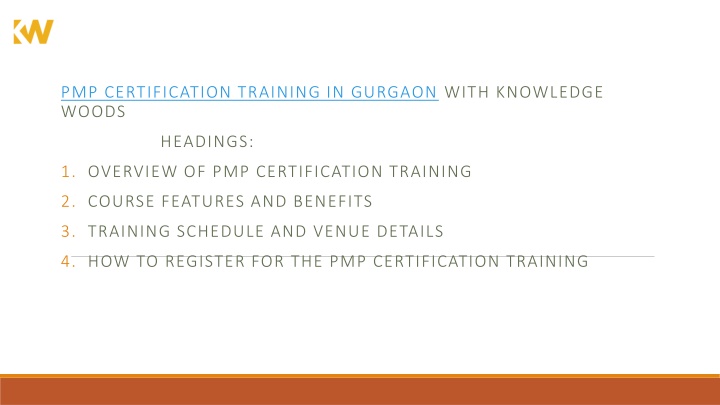 pmp certification training in gurgaon with