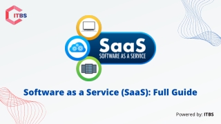 Software as a Service (SaaS) Full Guide