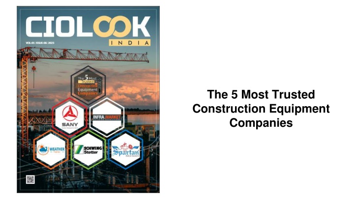 the 5 most trusted construction equipment