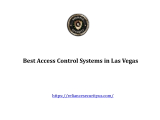 Best Access Control Systems in Las Vegas