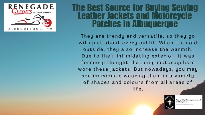 the best source for buying sewing leather jackets